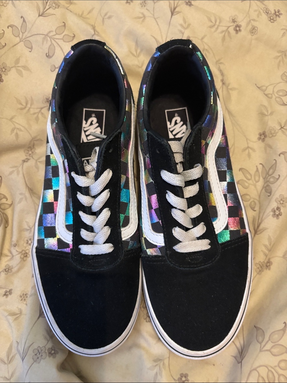 Vans Ward Iridescent Check Sneakers